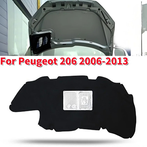 Car front engine hood - front, sound