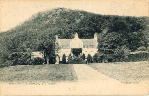 Printed postcard flowerdale - printed, of