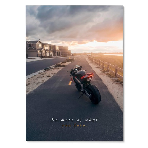 Motivational poster aprilia - poster,