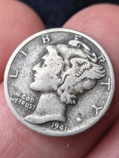 1941 Mercury Dime - 90% Silver