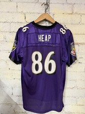 Women’s NFL Reebok Baltimore Ravens Jersey #86 Heap Purple Size Small.