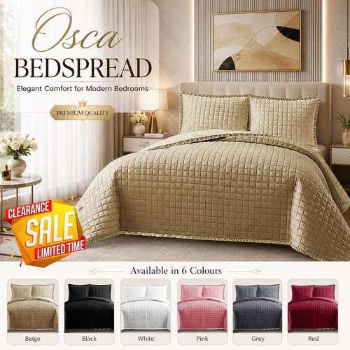 Piece quilted bedspread bed - piece,