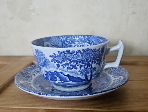 Spode blue italian tea - tea, cup
