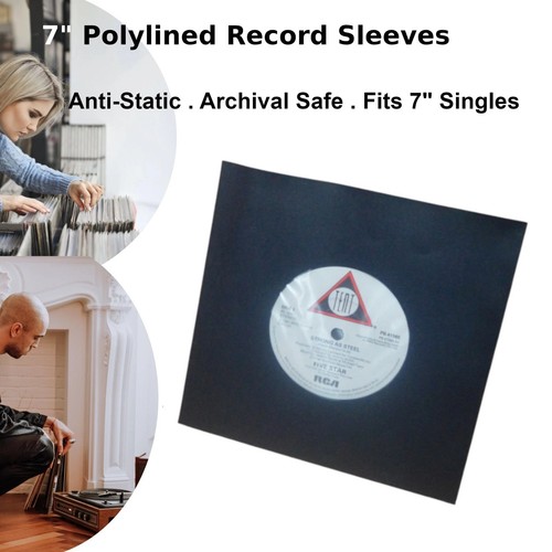 Polylined record sleeves - x,