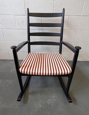 Vintage Danish wooden rocking