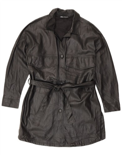 Zara womens faux leather - womens, coat