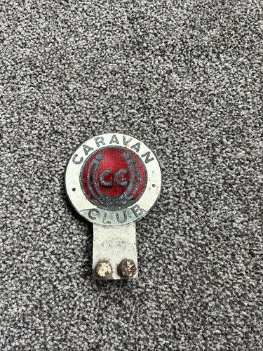 Old caravan club metal - metal, badge