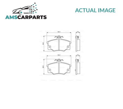 Brake pads set - braking, pad