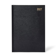 A5 Day a Page Diary Hard Back
