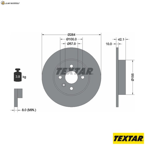 Brake discs 92124703 - discs, for