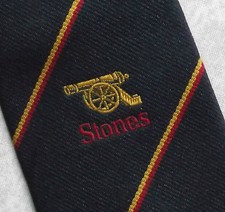 Tie Necktie Vintage Retro Mens Crested Club Association Society STONES 
