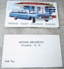 Vtg Arthur Bergeron car