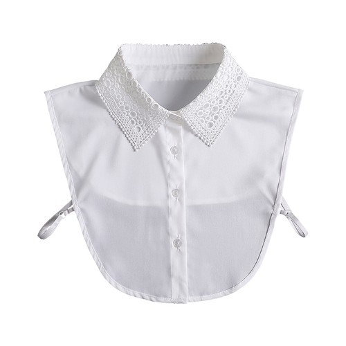 Women layering false collar - false,