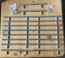 Chrome T Bar Pull / Door Handle x18 (128mm)