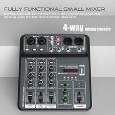 4 Channel Audio Mixer with 48V