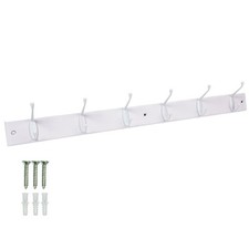 Coat Rack Wall Mounted  White