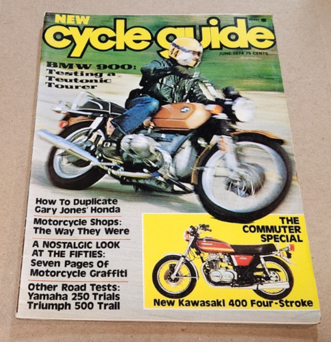 1974 june cycle guide magazine - cycle,