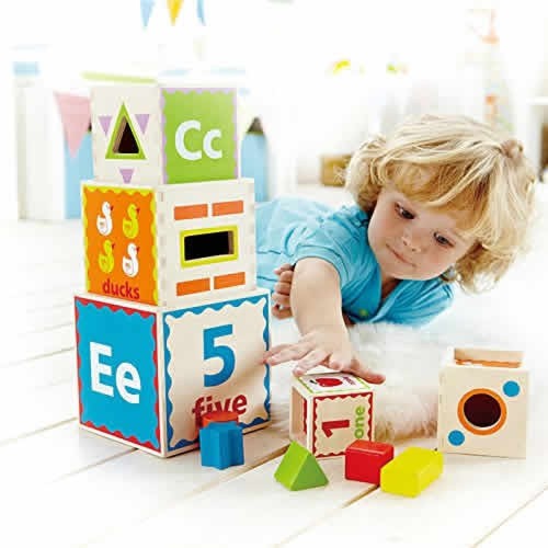 Hape pyramid play - pyramid, stacking