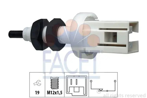 Stop light switch mechanical - stop,