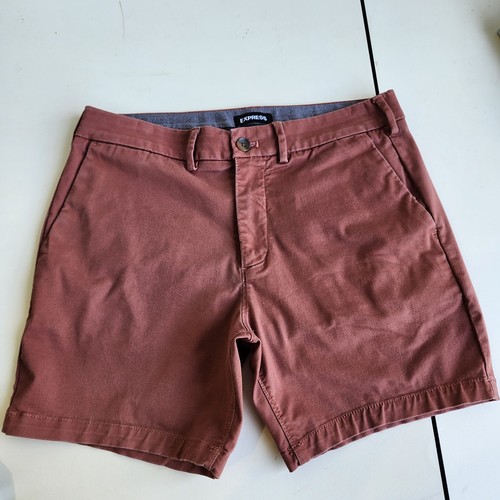 Express shorts mens brown - shorts,