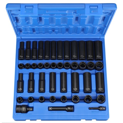 Grey pneumatic drive 12 - 3/8",