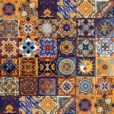 Mexican Tiles 10x10 Talavera