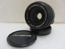 ~RARE~ OLYMPUS OM Zuiko AUTO-W 28mm 1:2 Lens + Caps #123950