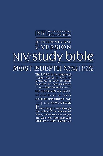 Niv study bible hardback - niv,