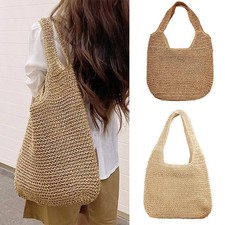 Women Woven Straw Shoulder Bag