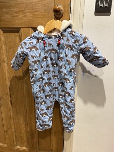 Baby boden blue bear - bear, red