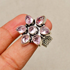 Pink kunzite Gemstone 925