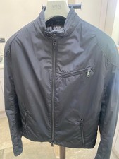 Ralph Lauren RL Black Label Biker Style Shell Jacket Midnight Blue Size M/L 