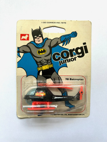Corgi juniors batman batcopter - corgi,
