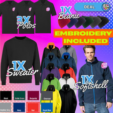 Workwear Bundle. Embroidered Workwear Package. Personalised Workwear Bundle