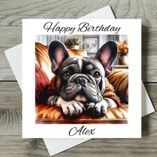 French Bulldog Card