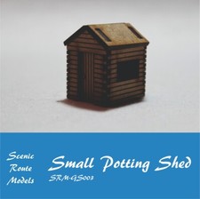 OO Gauge Laser Cut MDF Kit Wooden Potting Shed