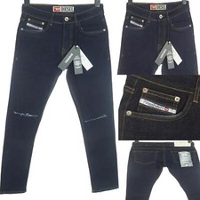 Men's Authentic Diesel Thavar Stretch Denim Jeans Slim Skinny Fit Super Flex New