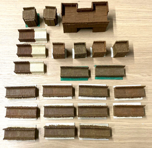 Wooden fort scenery walls - scenery,