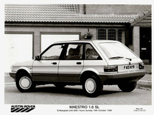 Austin Maestro 1.6 SL 1988-1989 Original UK Market Press Photograph Rear 3/4