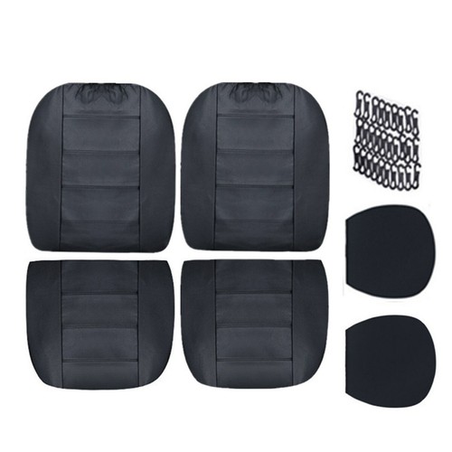 Pcs black leather seat - pcs,
