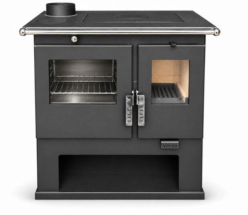 Wood burning range cooker - burning,