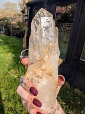 Lemurian Quartz Crystal With
