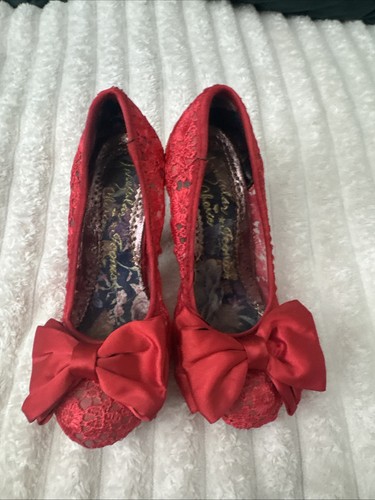 Irregular choice red polka - red, dot