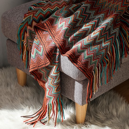 Aztec boho throw blanket - aztec,