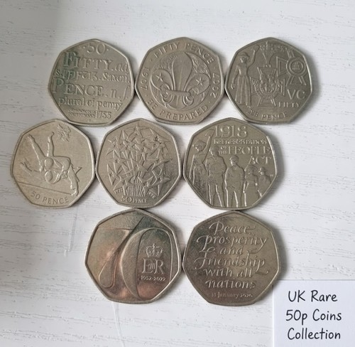 50p commemorative coin - uk,