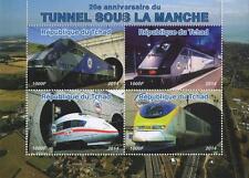 Channel Tunnel train 2014 MNH stamp sheetlet