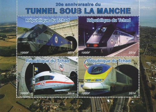 Channel tunnel train - tunnel,