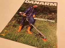 DANARM Brushcutters Silverthorne Gillott  Original 1980s Vintage Brochure