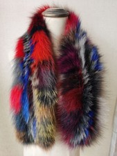 Women Best Real Fox Fur Scarf Collar Winter Warm Neckerchief Soft Multi-Colors