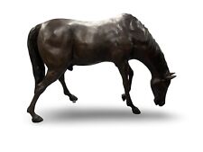 Lifesize Bronze Horse Grazing Stallion Colt Race horse Sculpture Garden Statue